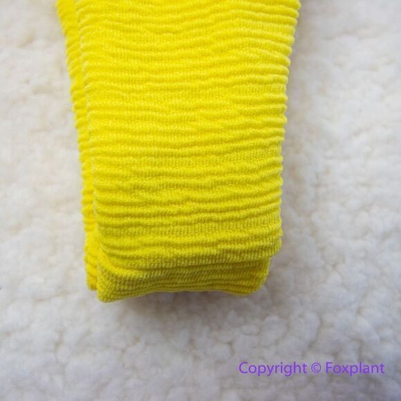 New! Set! Mello the Label low cut top and Brazilian bottom Limao yellow, size M - Picture 8 of 16